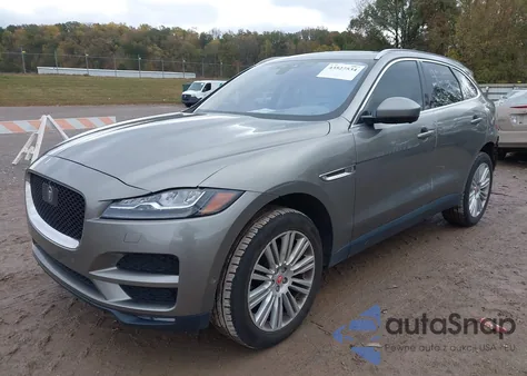2019 Jaguar F-Pace 30T Portfolio из США, поврежденный, VIN SADCN2GX0KA366698